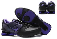 chaussures sport nike shox r2 violet noir-shox rival